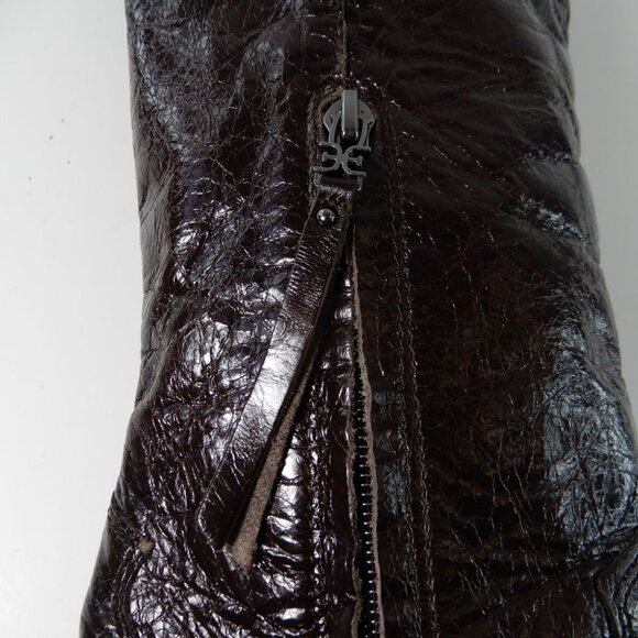 Sam Edelman Julee Over The Knee OTK Boots 6.5 Espresso Brown Leather Western NEW - Picture 11 of 15